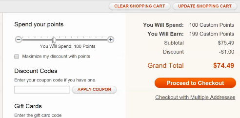 Sweet Tooth reward spending option