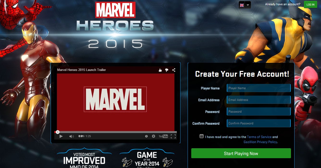 Marvel Heroes use Magento