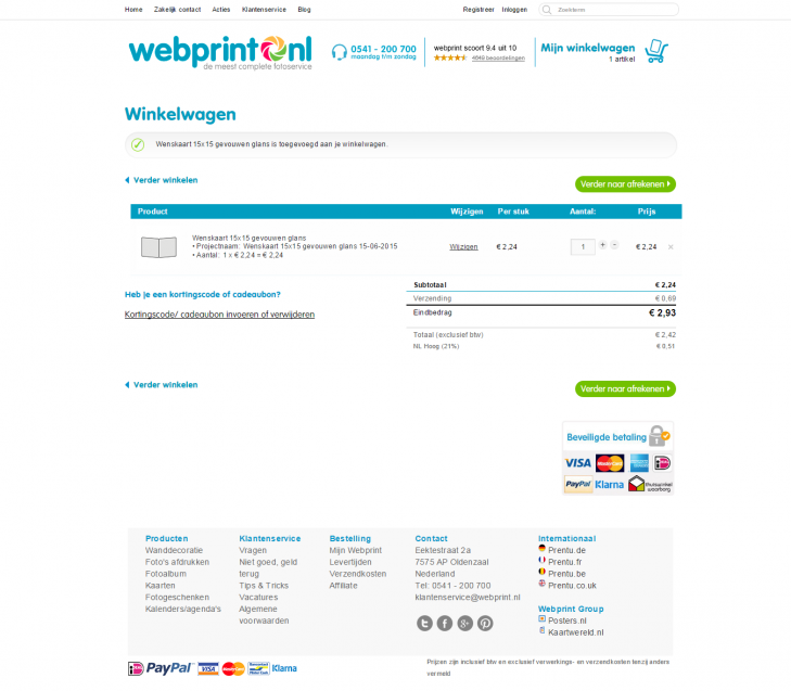 webprint cart