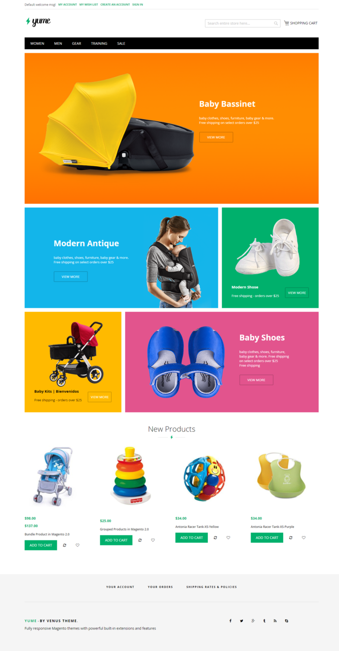 Ves Yume 2.0 Magento Theme