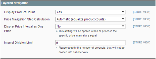 magento layered navigation equalize product counts