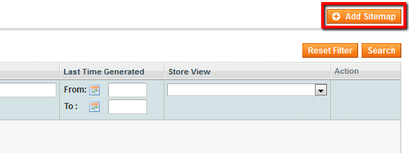 add magento sitemap
