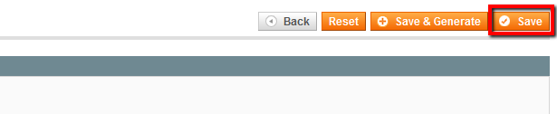 save and generate magento sitemap