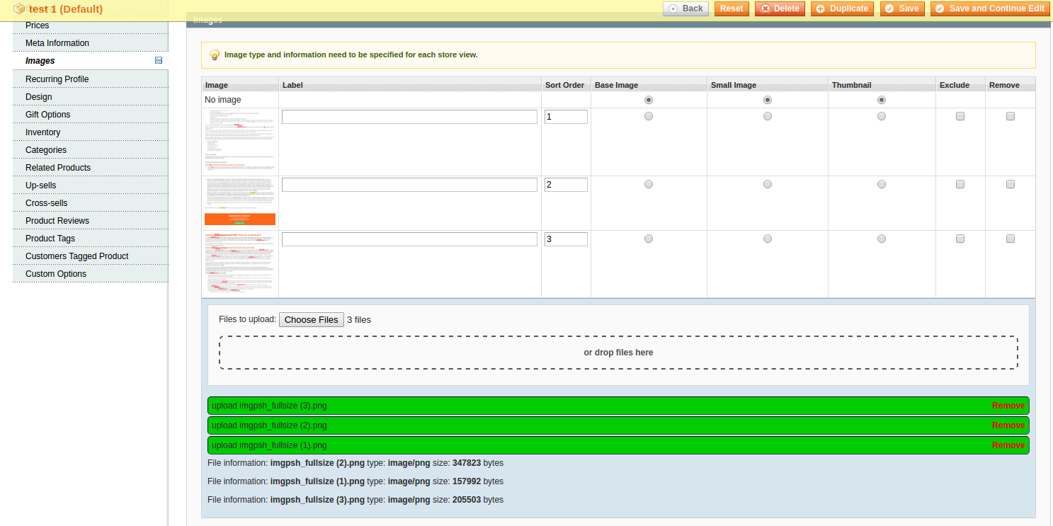 HTML5 Uploader Success