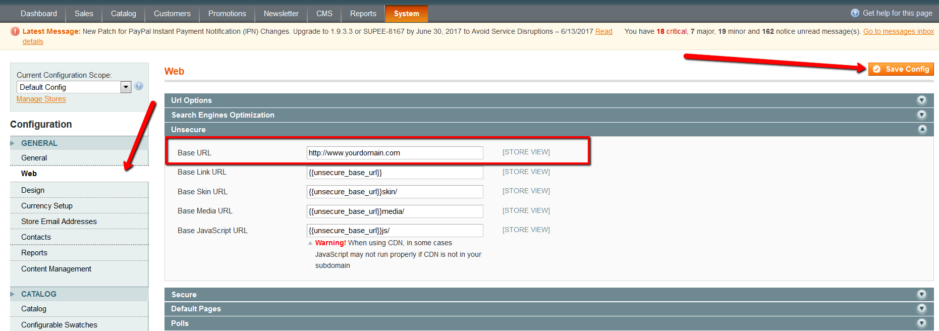 magento www version